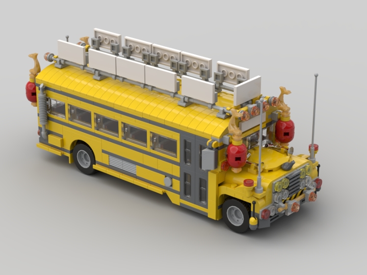 lego ninjago school bus