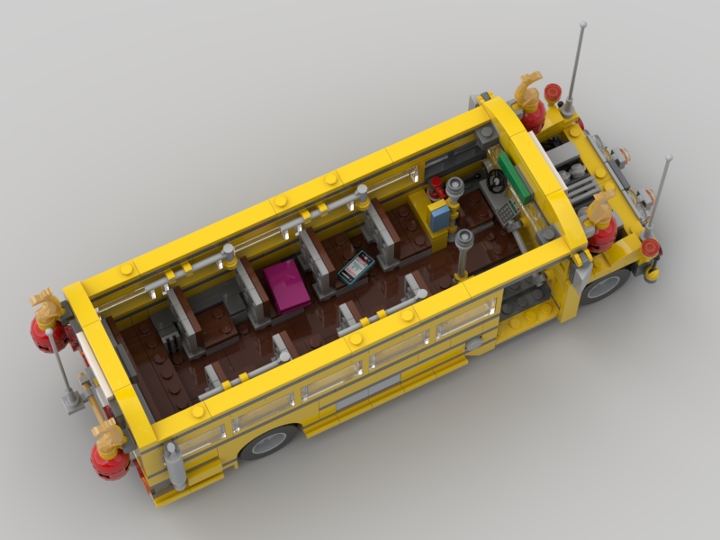 lego ninjago school bus