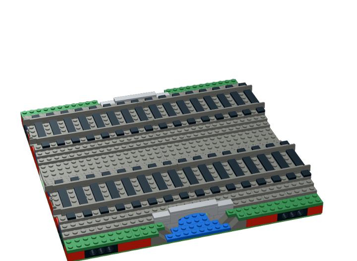 MILS - Main Line Ballasted Train Track 