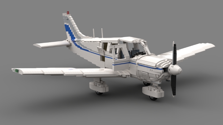 piper airplane lego