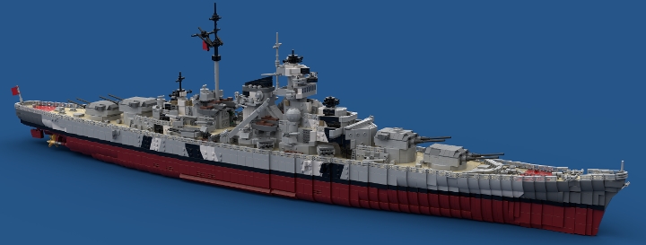 lego bismarck battleship