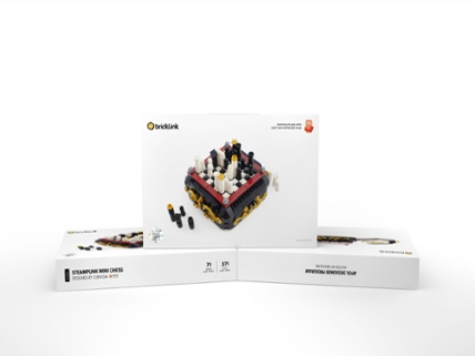 Lego Bricklink RARE Steampunk Mini Chess Limited Edition htf Exclusive Element