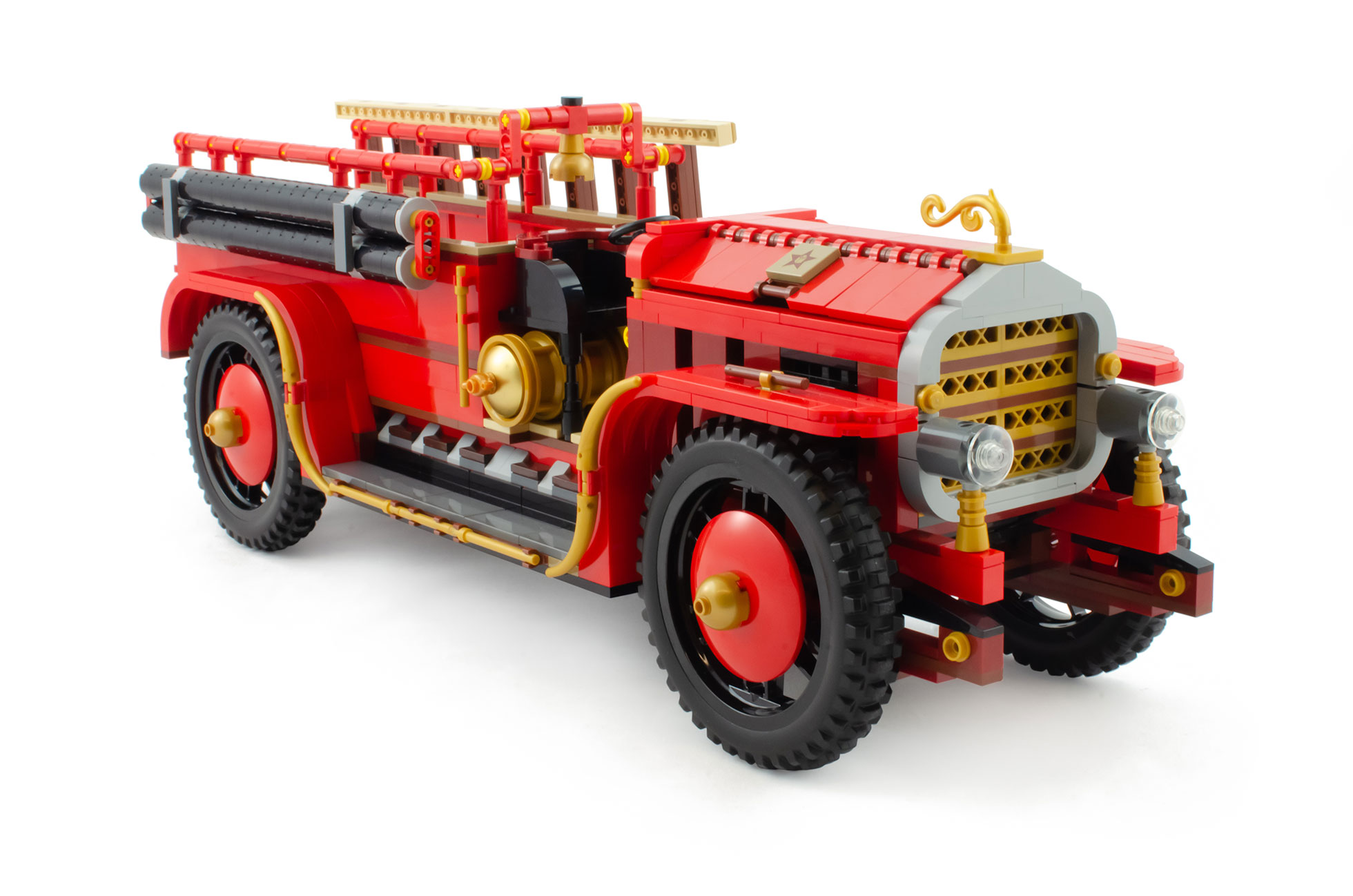 lego vintage fire truck