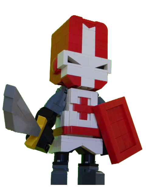 The Red Knight. lego castle crashers. 