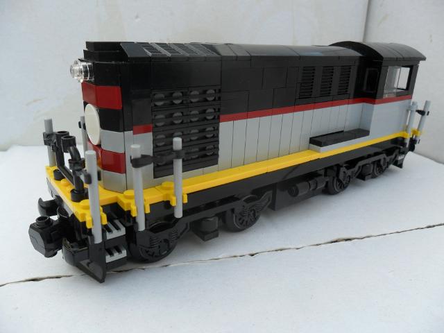 lego freight train moc