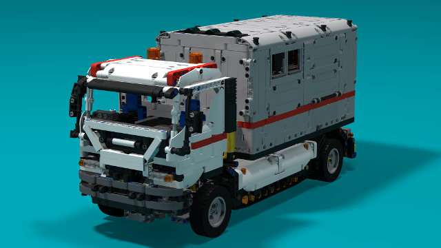 4x4 Lego Track Truck