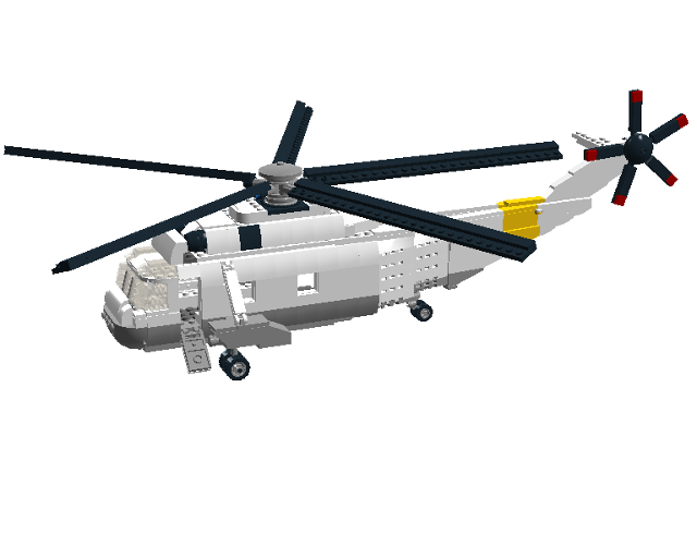 lego sea king helicopter