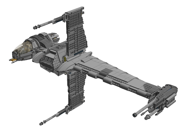 lego b wing moc